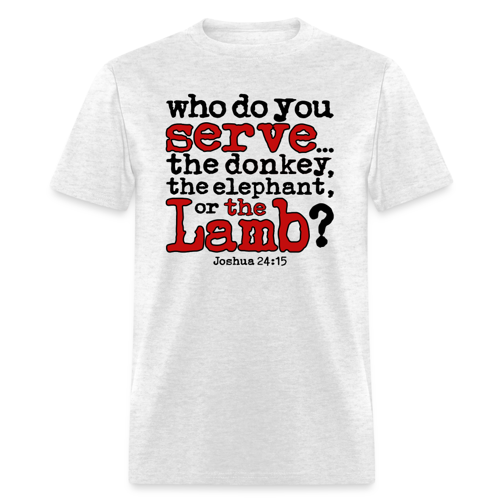 Donkey, Elephant, Or Lamb - light heather gray