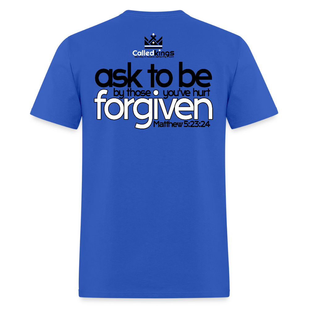 WTBSF? Ask to be Forgiven - royal blue