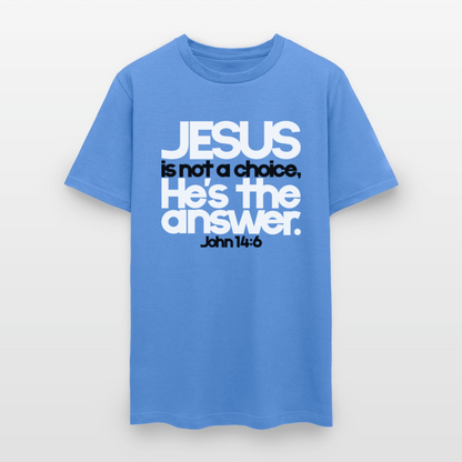 Jesus Is the Answer - carolina blue