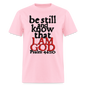 Be Still and Know - pink