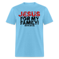 Jesus for My Family - aquatic blue