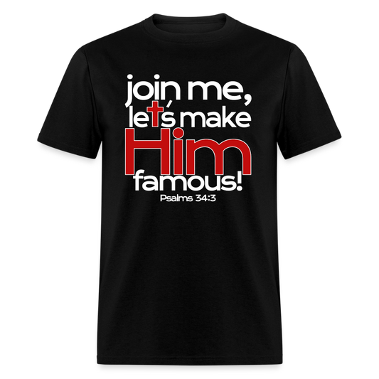 Let's Make Him Famous - black