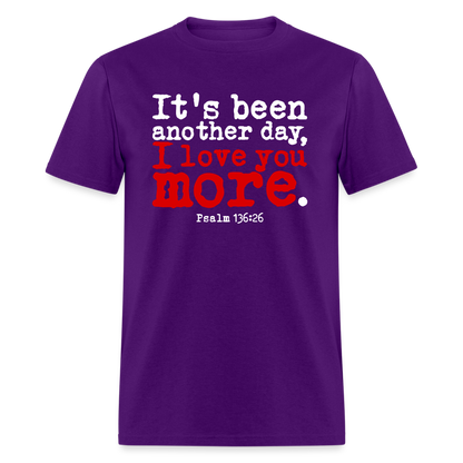 Another Day I Love You More - purple