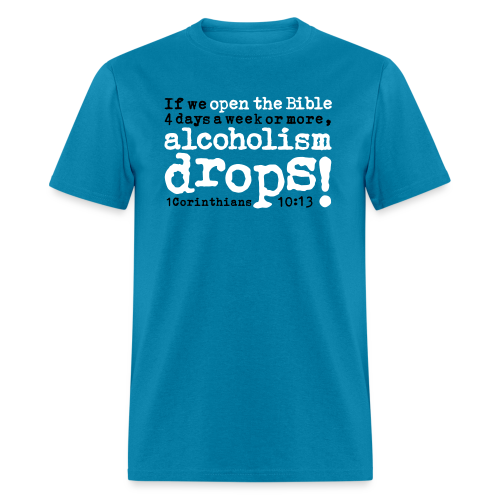 Open Bible Alcoholism Drops - turquoise