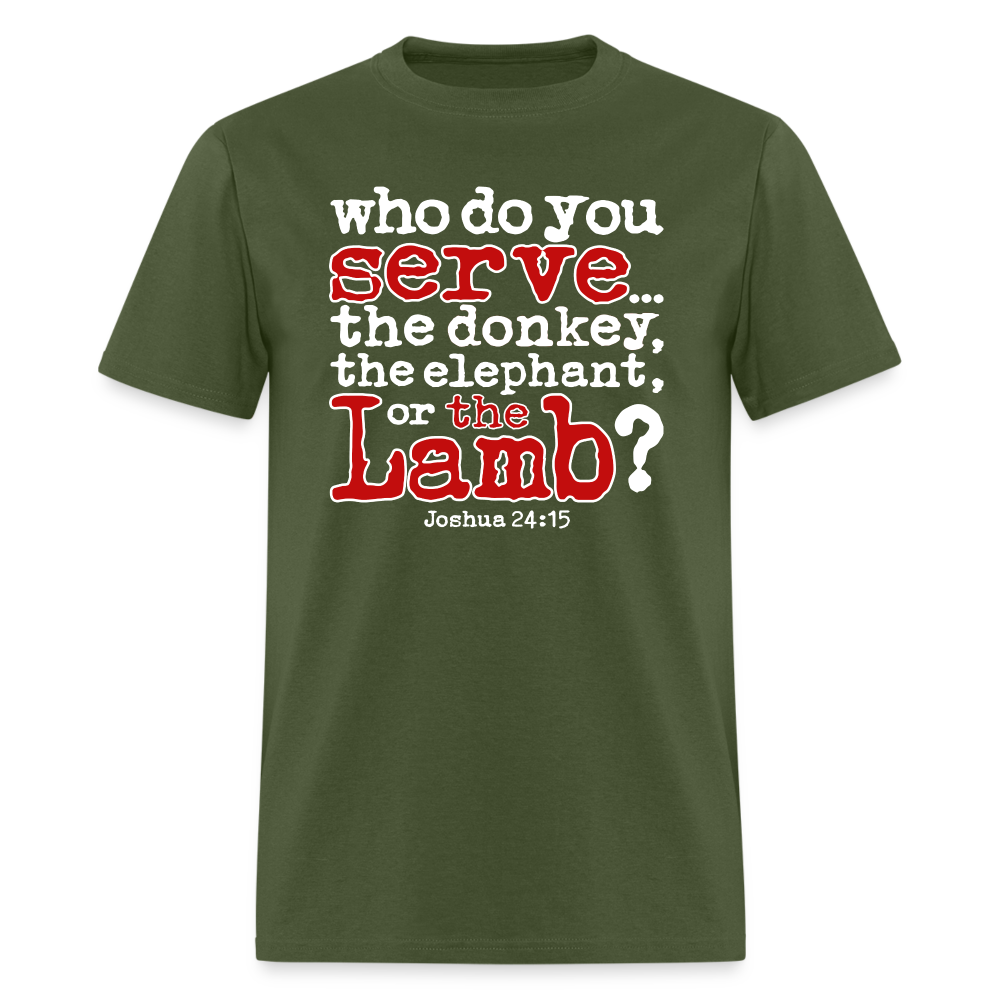 Donkey, Elephant, or Lamb - military green