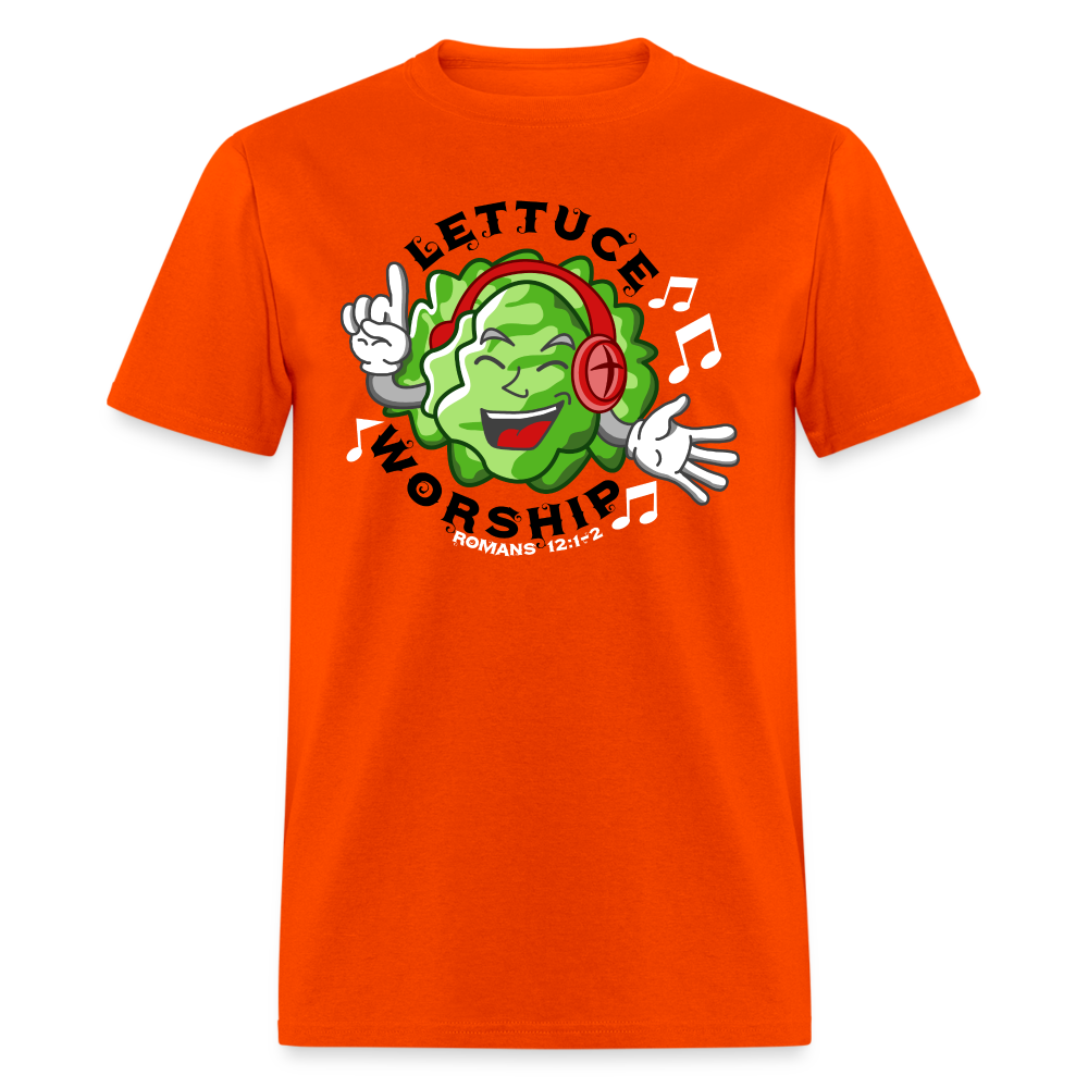 Lettuce Worship - orange