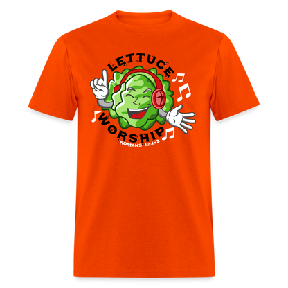 Lettuce Worship - orange
