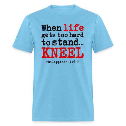 Kneel - aquatic blue