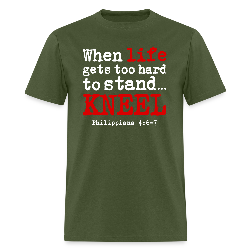 Kneel - military green