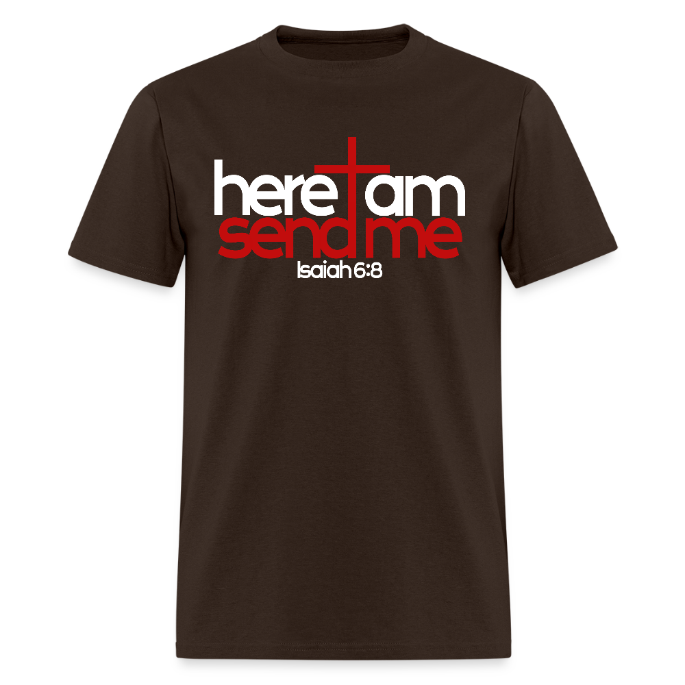Here I am, send me - brown