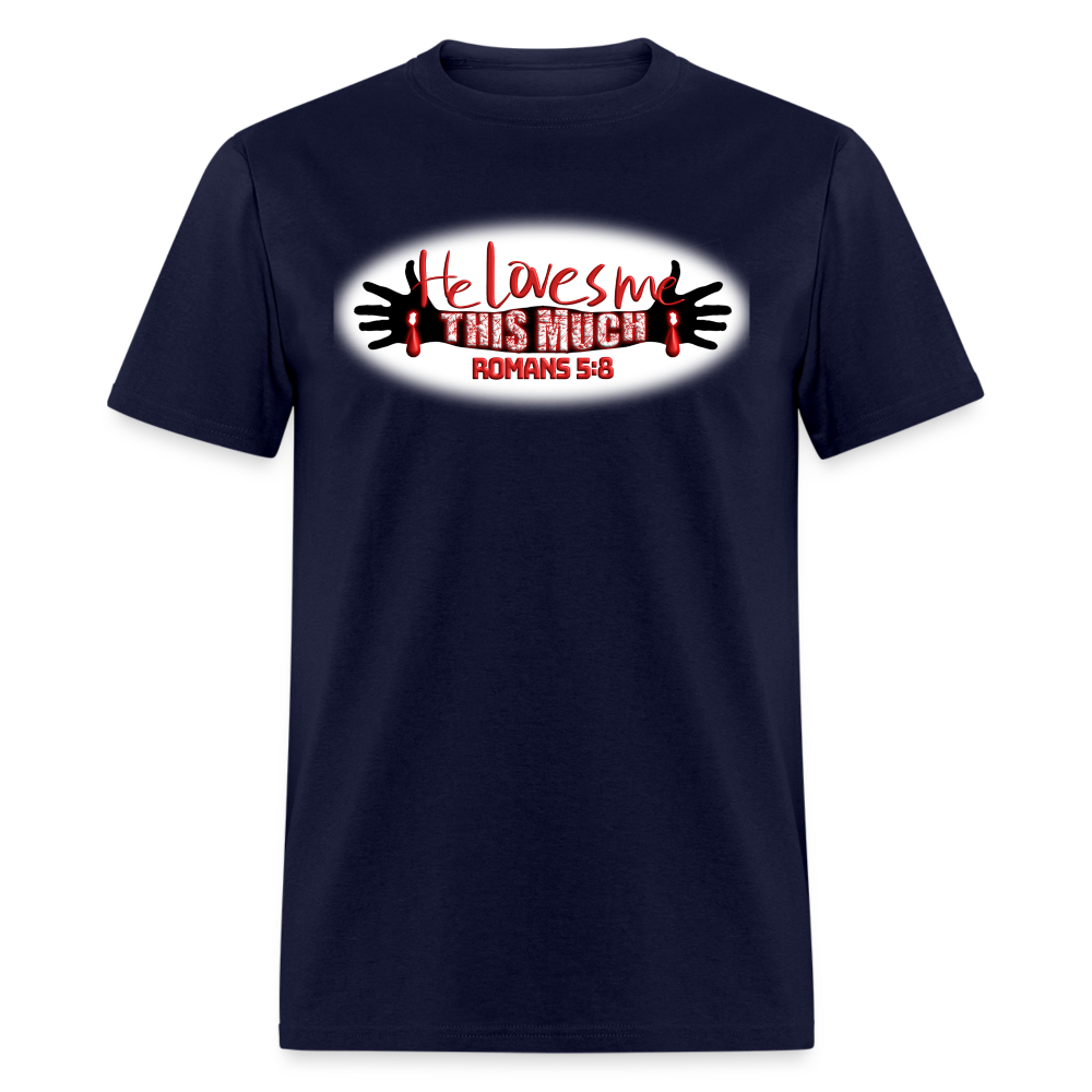 He Loves Me This Much - navy