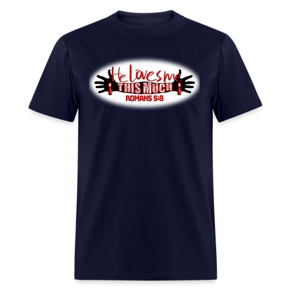 He Loves Me This Much - navy