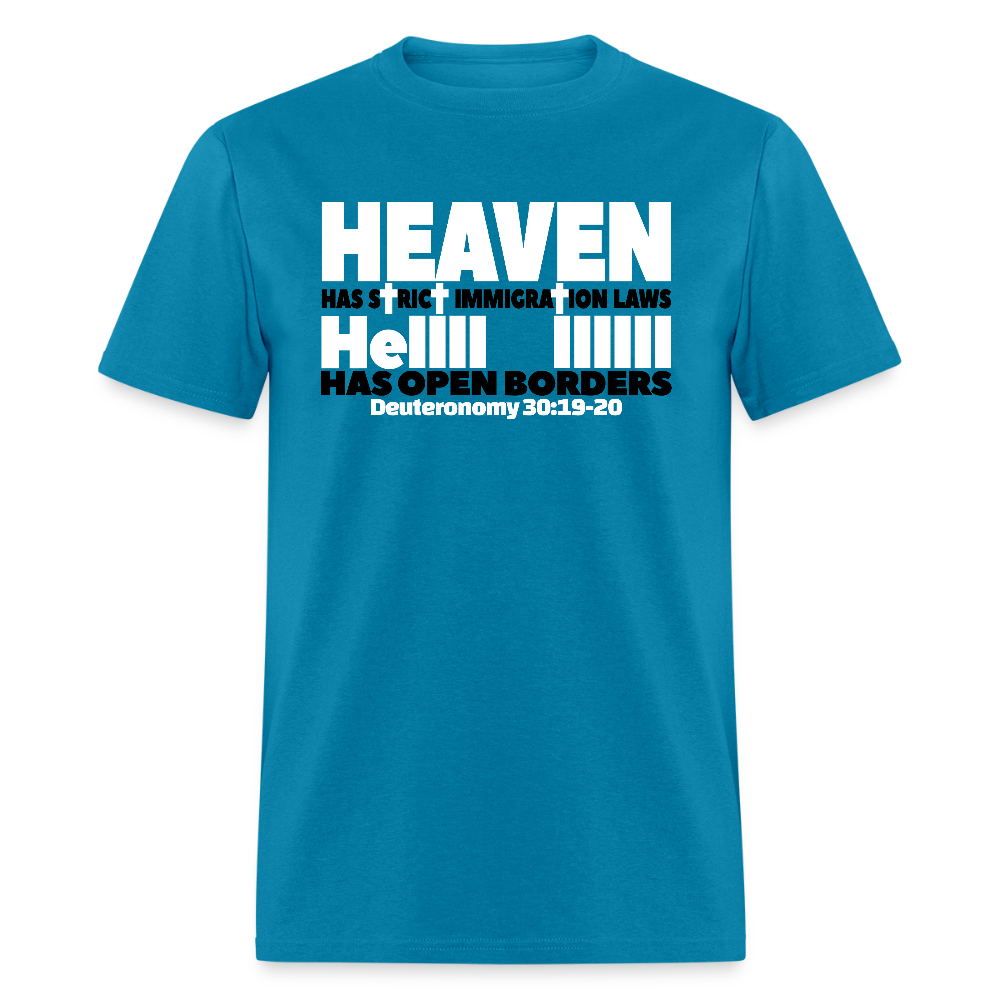Heaven Has Strict Immigration Laws - turquoise