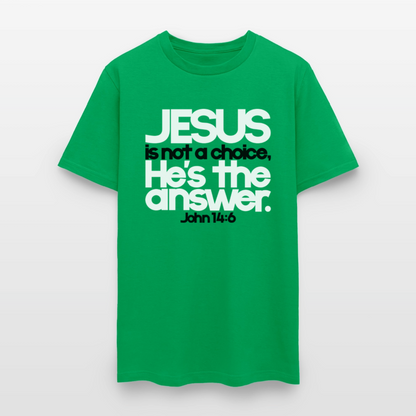 Jesus Is the Answer - bright green