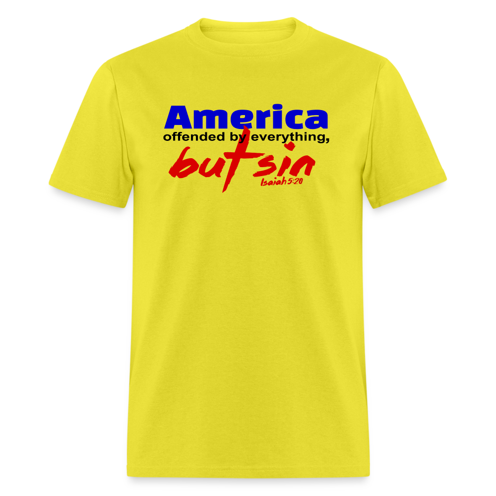 America Offended by Everything But Sin - yellow