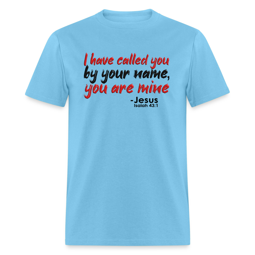 I Have Called You By Name - aquatic blue
