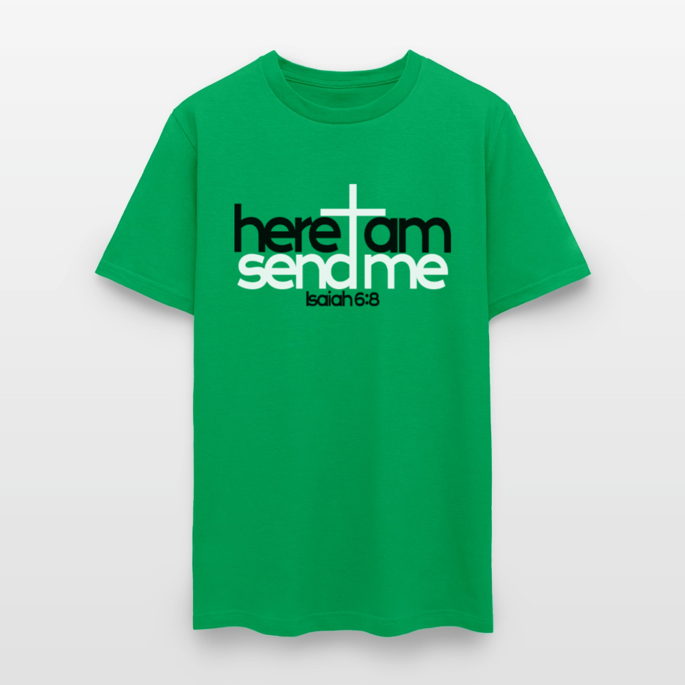 Here I am, send me - bright green