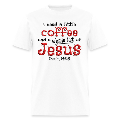 Coffee & Jesus - white