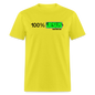 100% Jesus - yellow