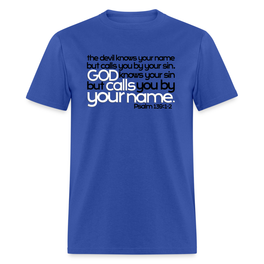 God Calls Your Name - royal blue