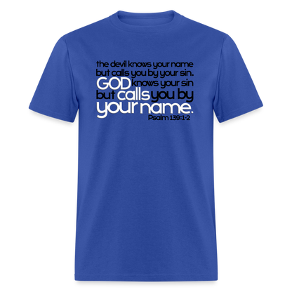God Calls Your Name - royal blue