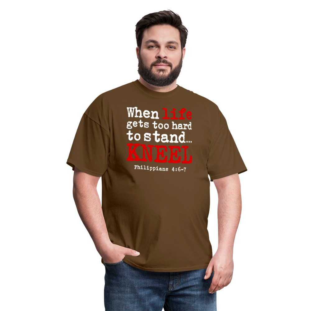 Kneel - brown