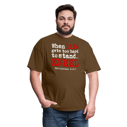 Kneel - brown