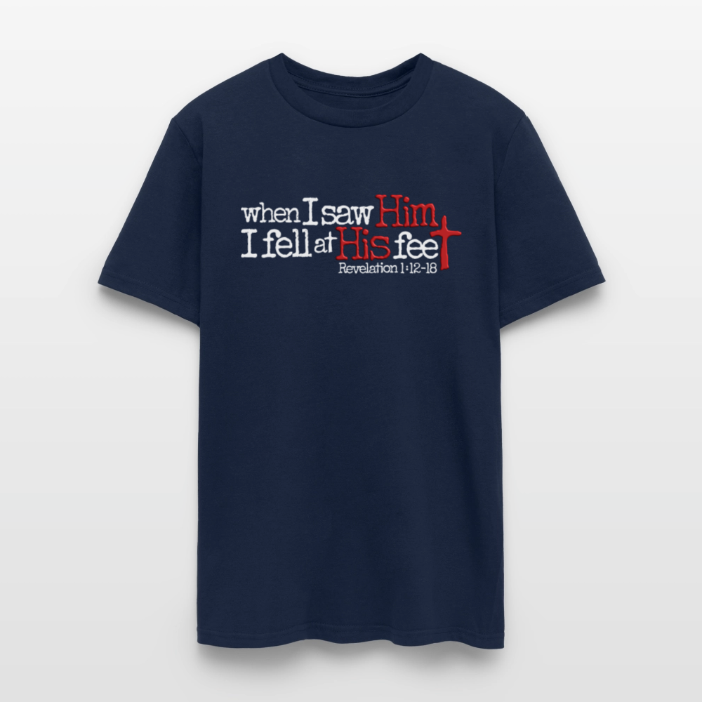 I Fell at His Feet - navy