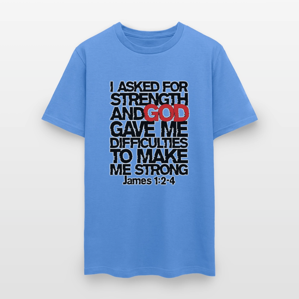 I Asked For Strength - carolina blue
