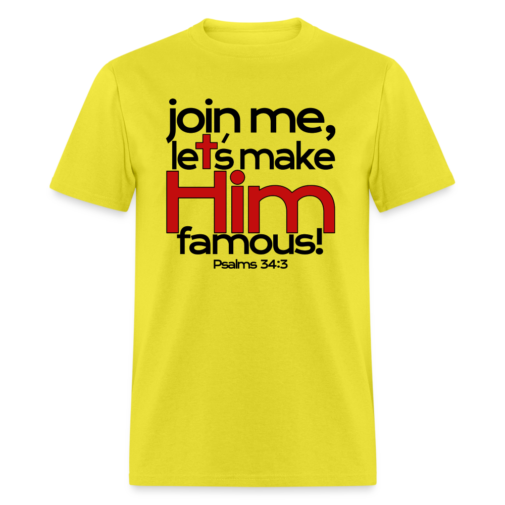 Let's Make Him Famous - yellow