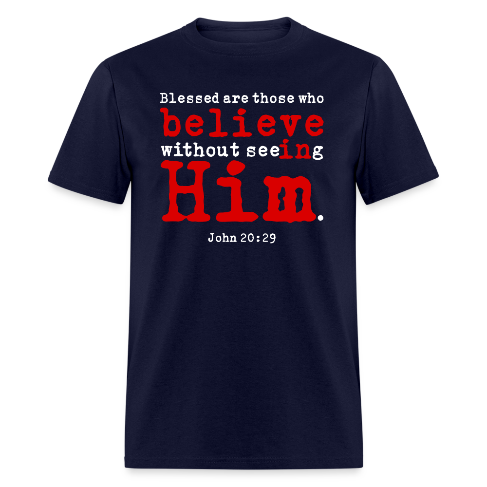 Believe in Him - navy