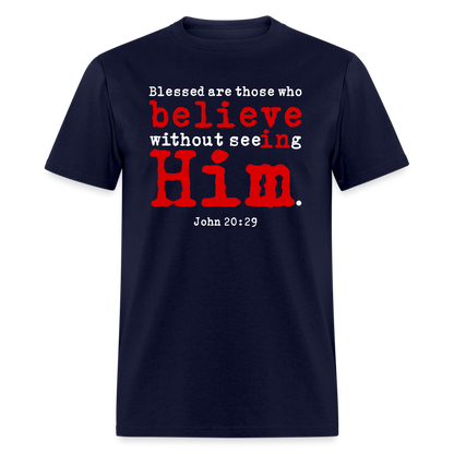 Believe in Him - navy