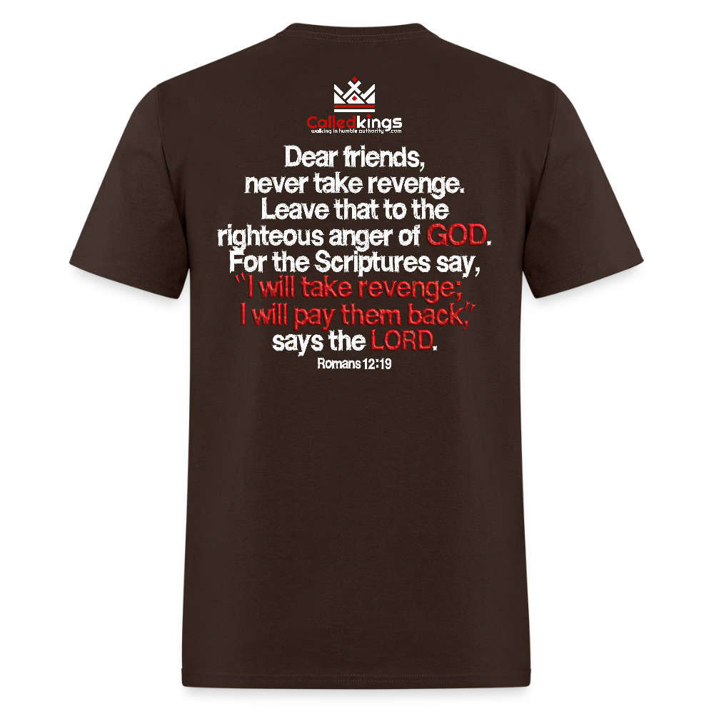 Vengeance is Mine Says the Lord - brown