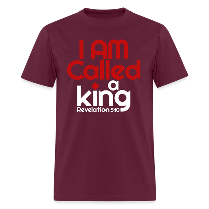I Am Called a King 2 - burgundy