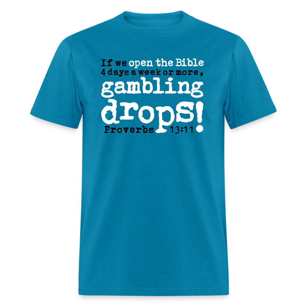 Open Bible Gambling Drops - turquoise