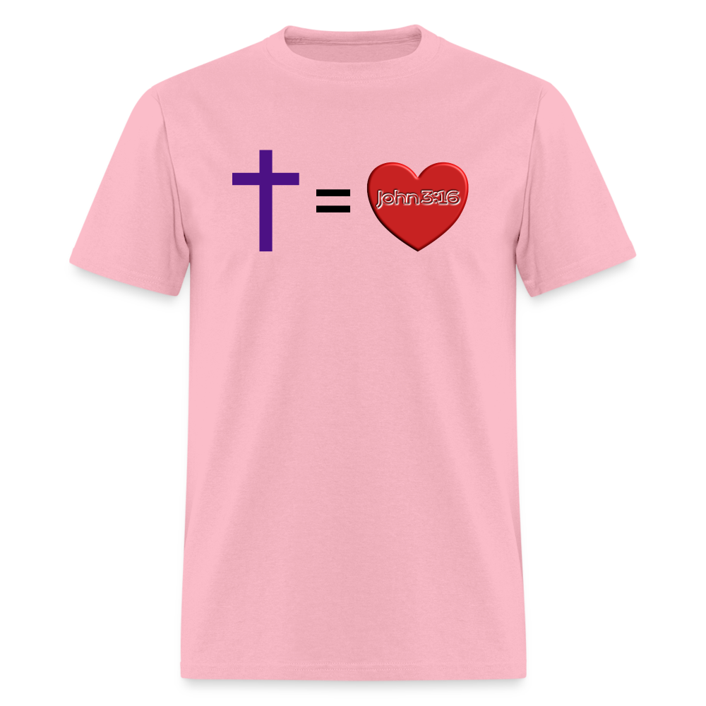 Cross = Love - pink