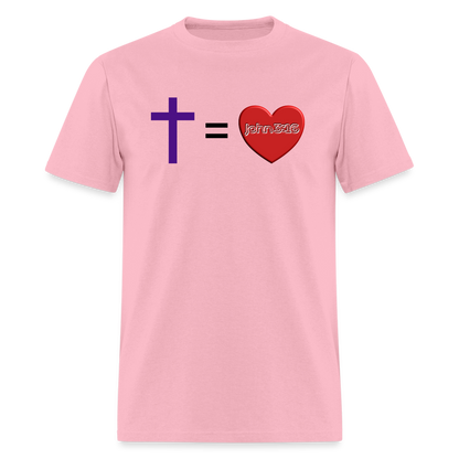 Cross = Love - pink