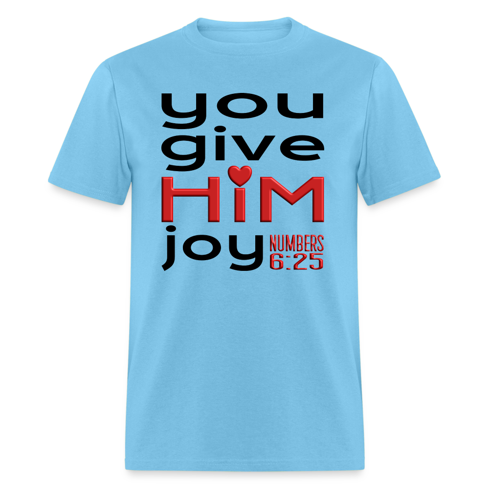 You Give Him Joy - aquatic blue