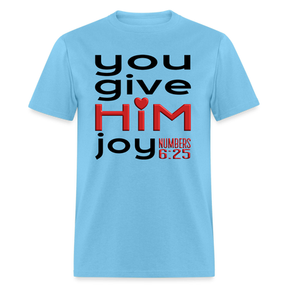 You Give Him Joy - aquatic blue