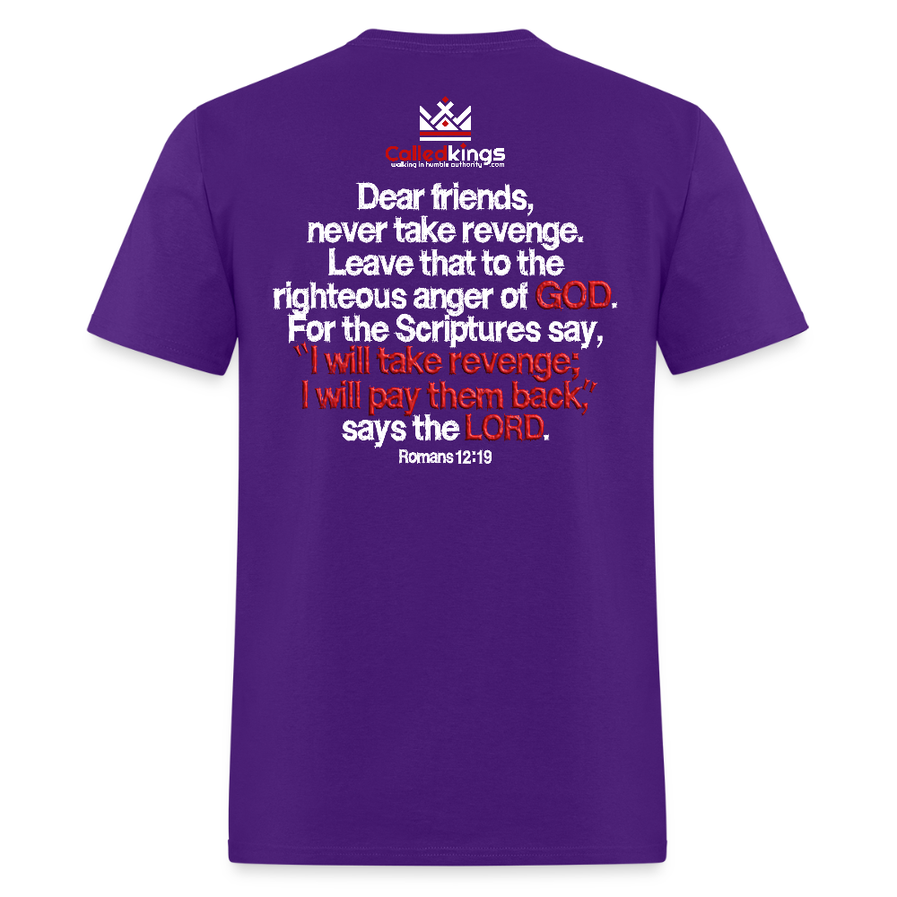 Vengeance is Mine Says the Lord - purple