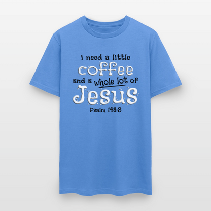 Coffee & Jesus - carolina blue