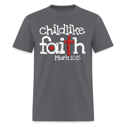 Childlike Faith - charcoal