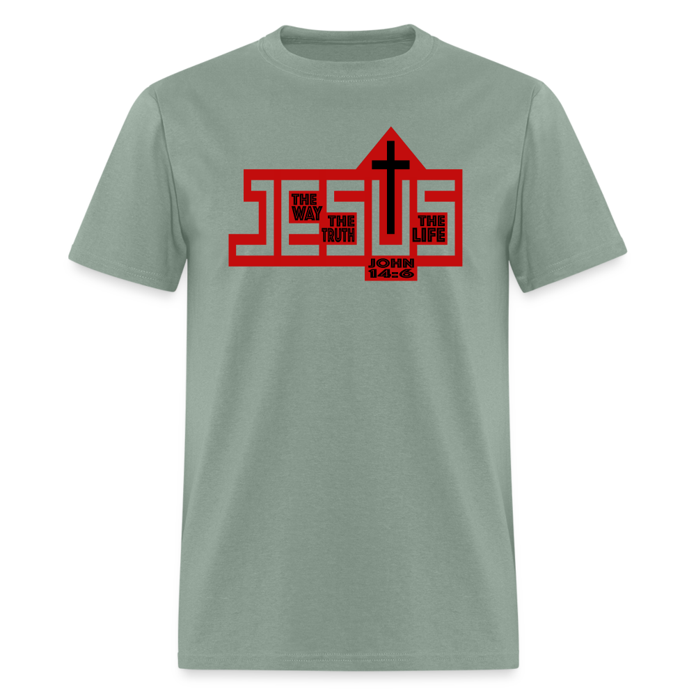 Jesus The Way Truth Life - sage