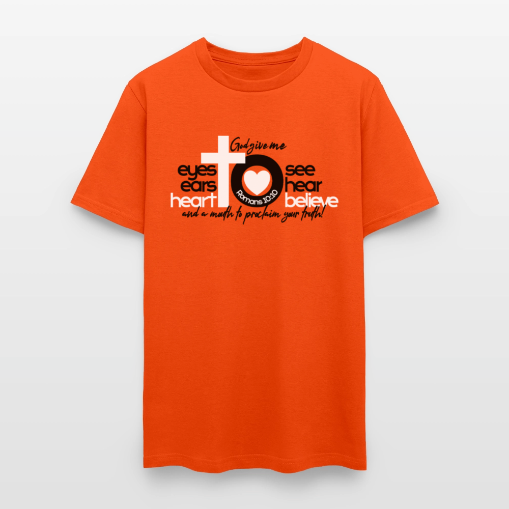 Eyes Ears Heart - orange