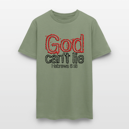 God Can't Lie - military green