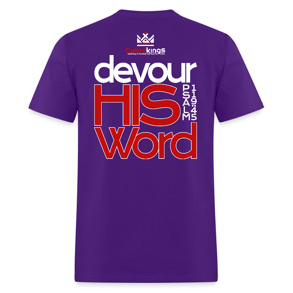 WTBSF? Devour His Word - purple