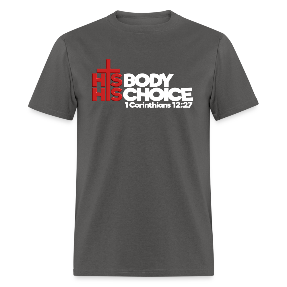 His Body His Choice - charcoal