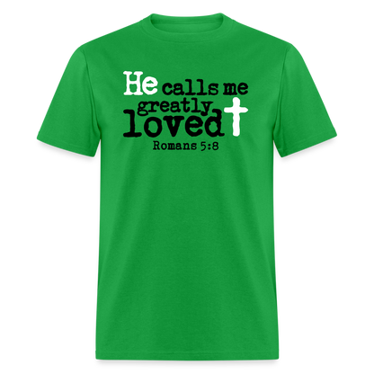 He Calls Me Greatly Loved - bright green