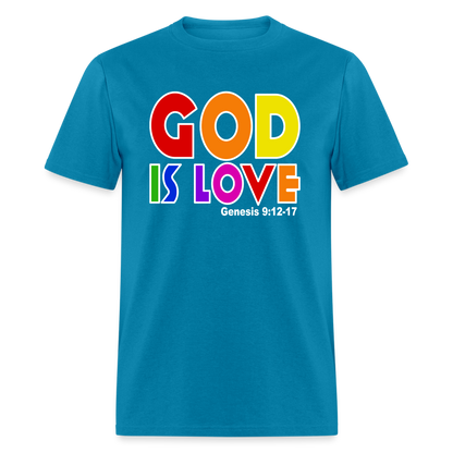 GOD is Love - turquoise