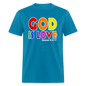 GOD is Love - turquoise